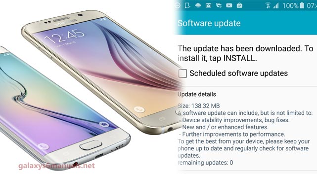 at&t galaxy s6 update